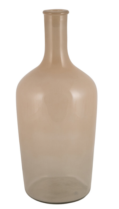 RETREAT Coloured Glass Bottle - Cream