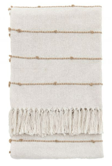 Gabbro Woven Bobble Throw