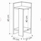 Elos Bedside Table, 0x25x27cm