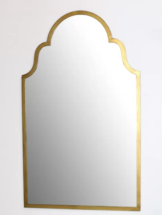 Arched Gold Wall Mirror 61cm x 101cm