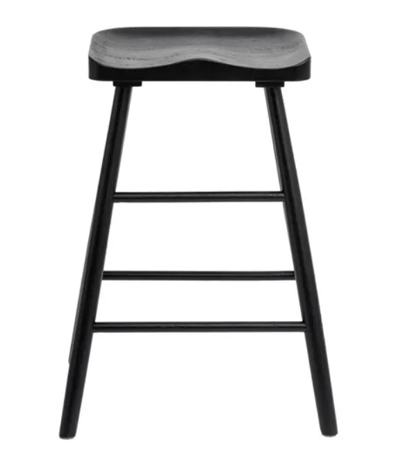Loxwood Counter Height Bar Stool, Solid Oak