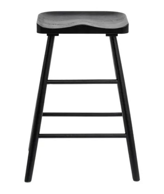 Loxwood Counter Height Bar Stool, Solid Oak