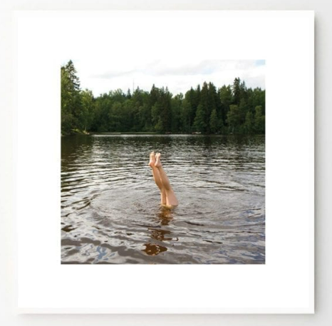 FINE LITTLE DAY Swim poster, 50x50cm