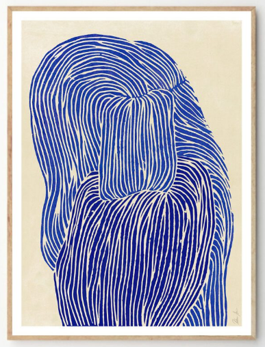 REBECCA HEIN Deep Blue, 21x29.7cm, A4