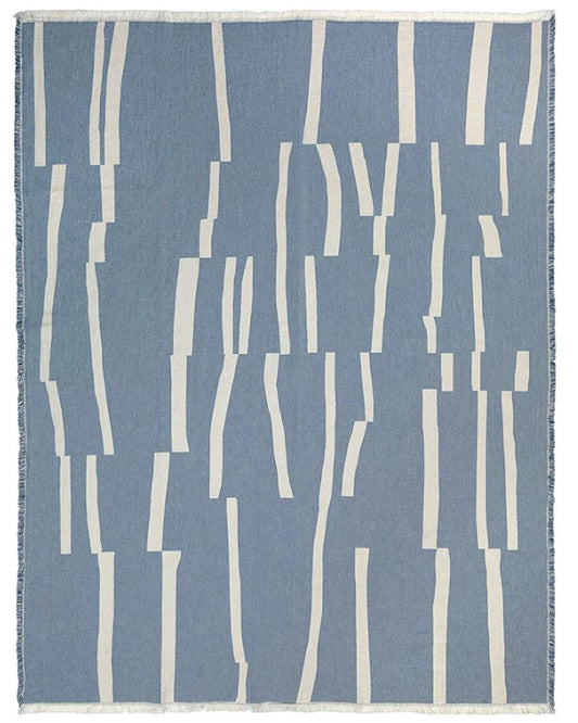 Lyme Grass Throw - Blue