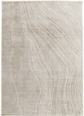 River Rug - Greige / Natural white 160x230