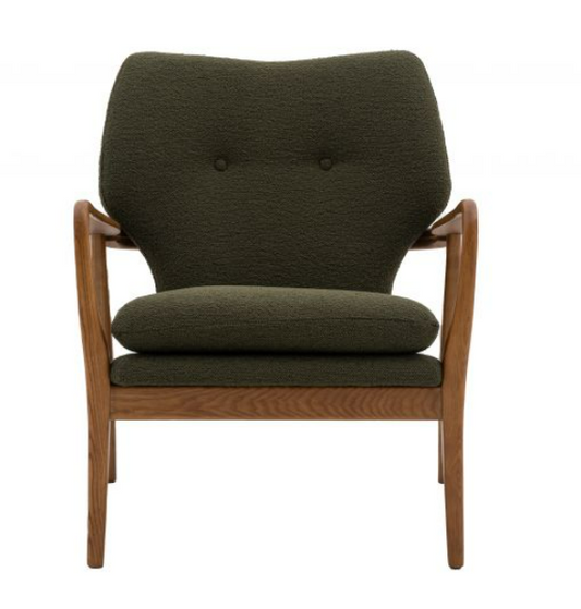 Jensen Armchair, Green, 73x74x85cm