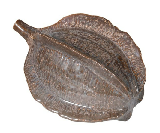 Brown Glazed Coco Pod