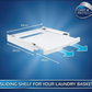 Stacking Kit with Sliding Shelf for Washing Machine Depth 47-62 cm