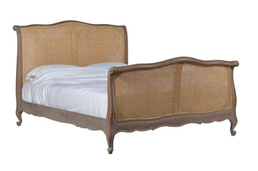 Natural Rattan 5ft King-size Bed, 127x162x225cm
