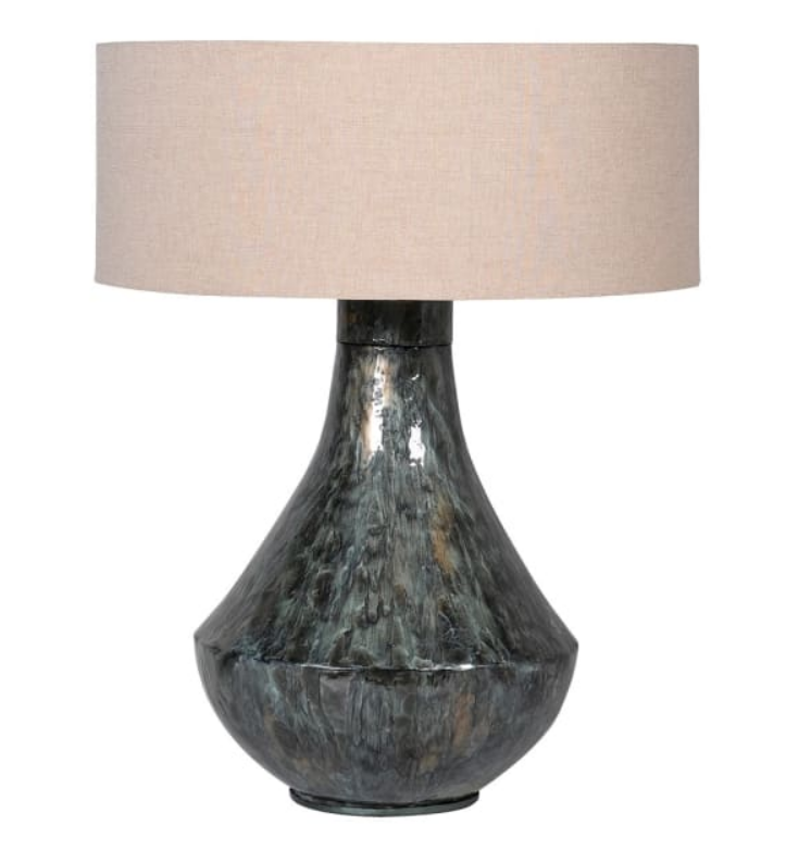 Twilight Enamel Table Lamp with Shade