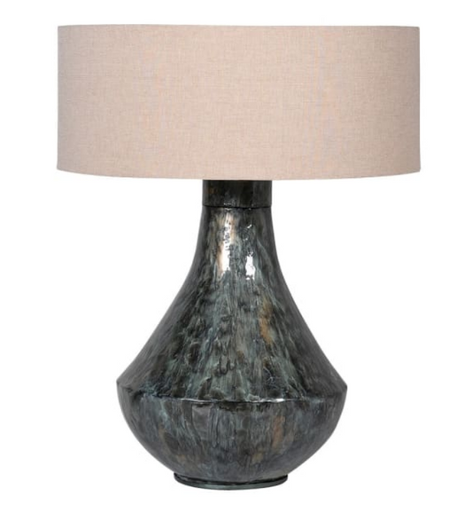 Twilight Enamel Table Lamp with Shade