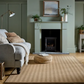Herringbone Jute Border Rug - 200 x 290cm