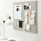 SVENSÅS memo board with pins, beige, 60x60 cm