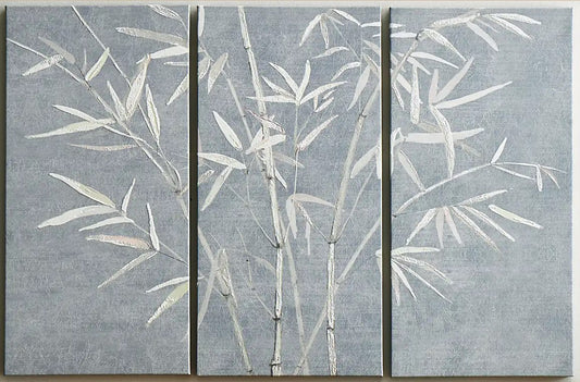Global Set of 3 Bamboo Canvas 90cm x 60cm