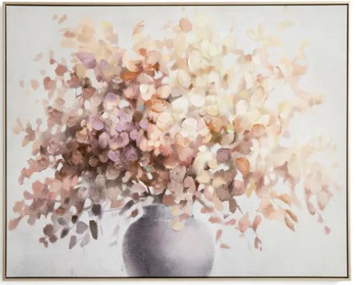 Churchgate Amber Florals Capped Canvas 80x100cm