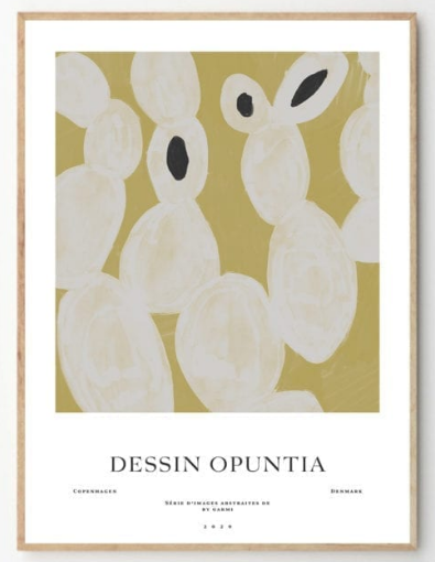 BY GARMI Dessin Opuntia, 50x70cm