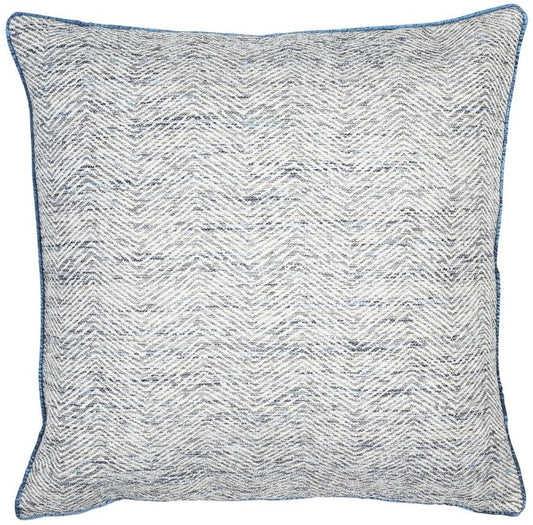 Malini Large Ripple Navy Cushion 50 X 50