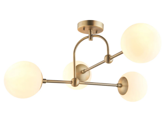 Olivia's Bella 4 Ceiling light in Gold