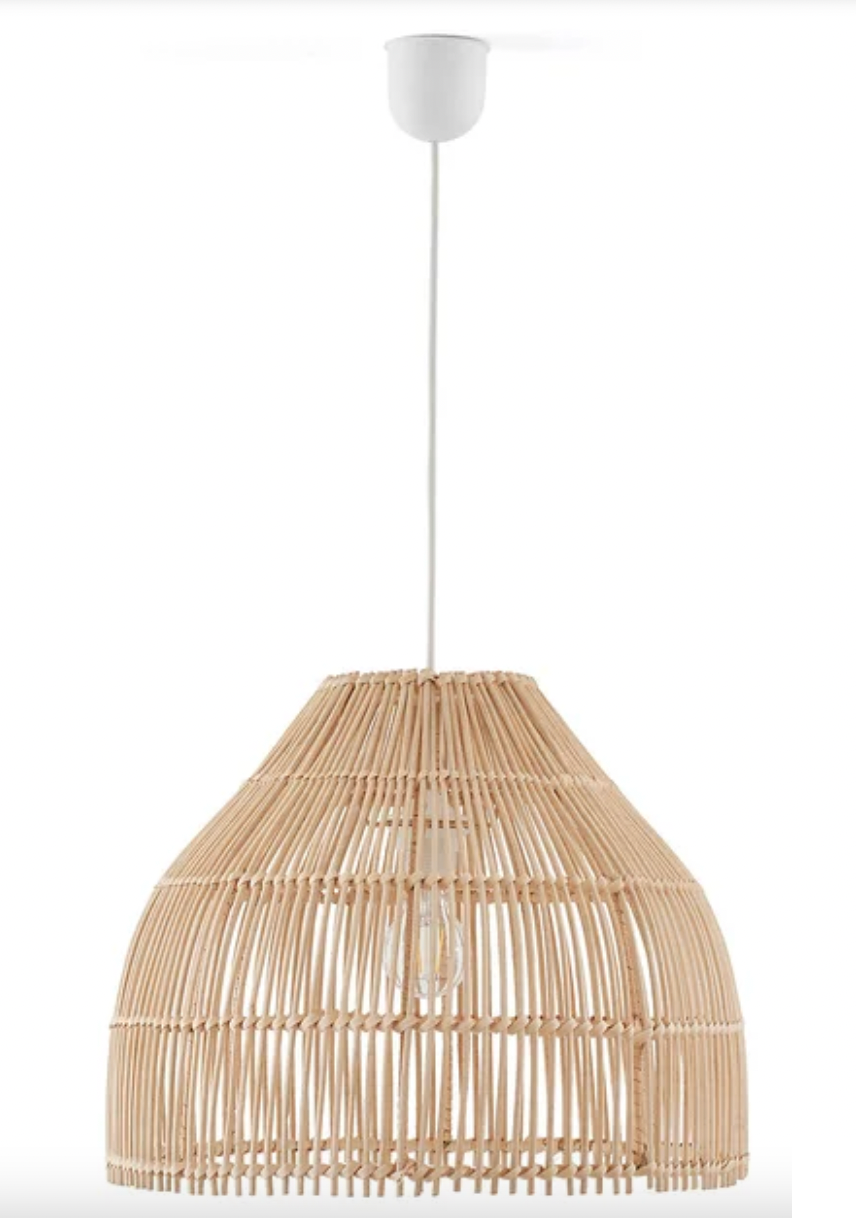 Dankia Diameter Rattan Ceiling Light Shade, 45x36x46cm