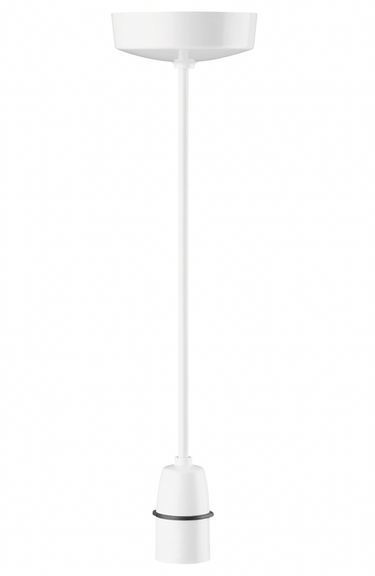 MK Electric 6A 9" Ceiling Pendant Set - White