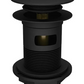 Arezzo Round Matt Black Click Clack Basin Waste + Bottle Trap Pack