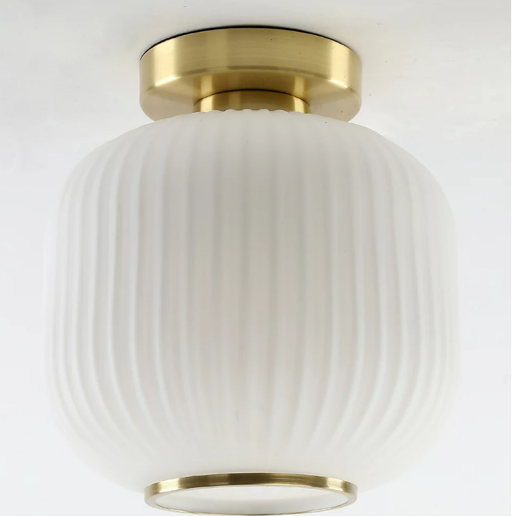 Amelia Flush Ceiling Light, 22.6x20.3x20.3cm