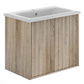 Billy 600mm Wall Hung Vanity Unit with Fluted Drawer Front & Basin