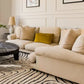 Large Right Hand Slowcoach Corner Sofa, 192x257x82cm