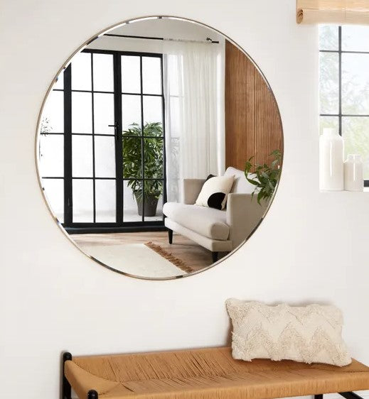 Apartment Round Wall Mirror, 115cm