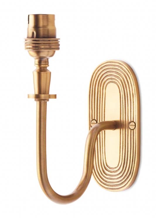 Loop wall fitting in brass, 15cm