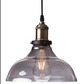 LEDMASTERS Grey Glass Pendant Light