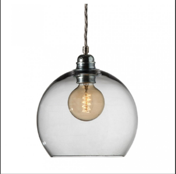 LEDMASTERS gray glass pendant light