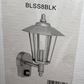 Outdoor Uplight Wall Lantern with Sensor Stainless Steel Security Light