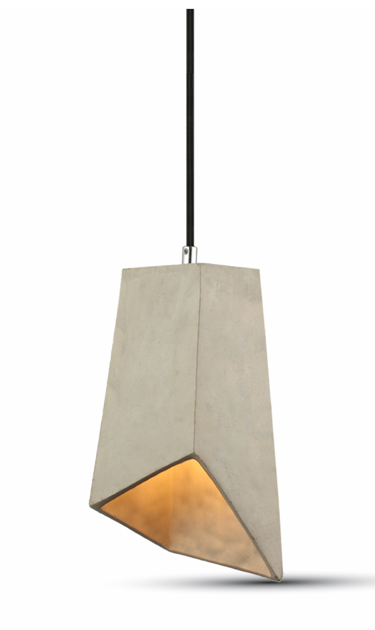 Pendant Light Concrete+Lampshade 155/155mm