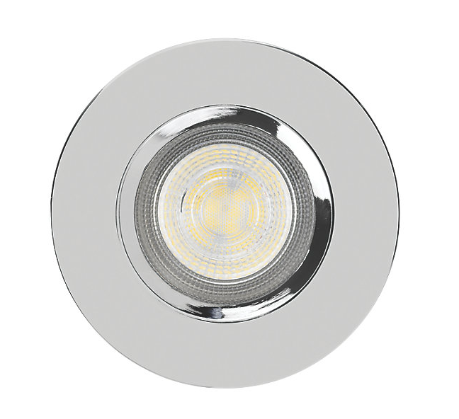 LAP FIXED LED DOWNLIGHTS CHROME 4.5W 420LM