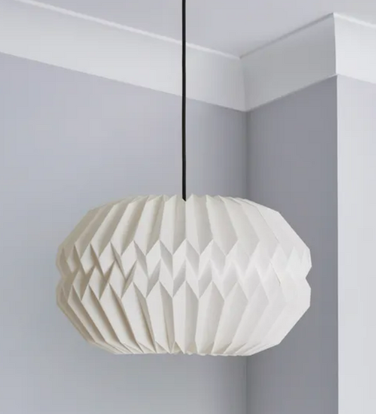 Pahal Origami Paper Pendant White