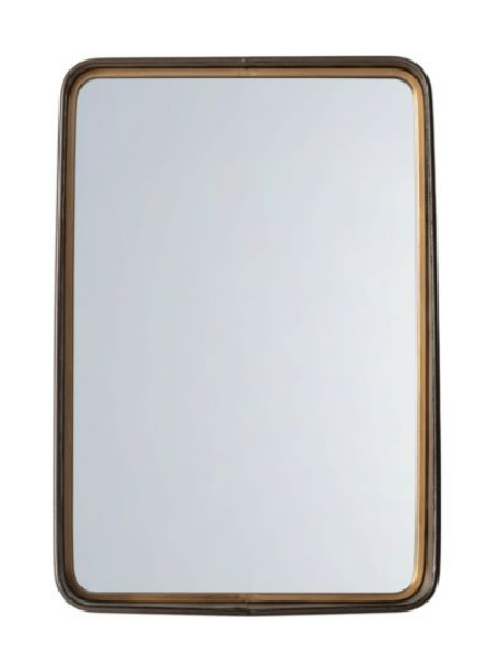 Earl Mirror 415x95x620mm Black / Gold