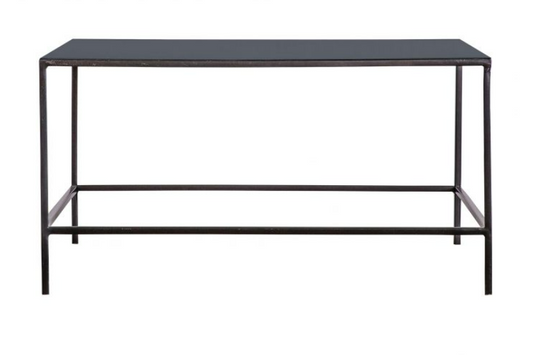 Mellieha Coffee Table Dark Grey 76x76x40cm Black / Dark Grey
