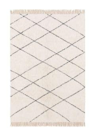 Washable Cotton Rug Naomi Cream 160x230 cm