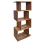 Ranburne Solid Wood Geometric Bookcase, 30 x 50 x 120cm