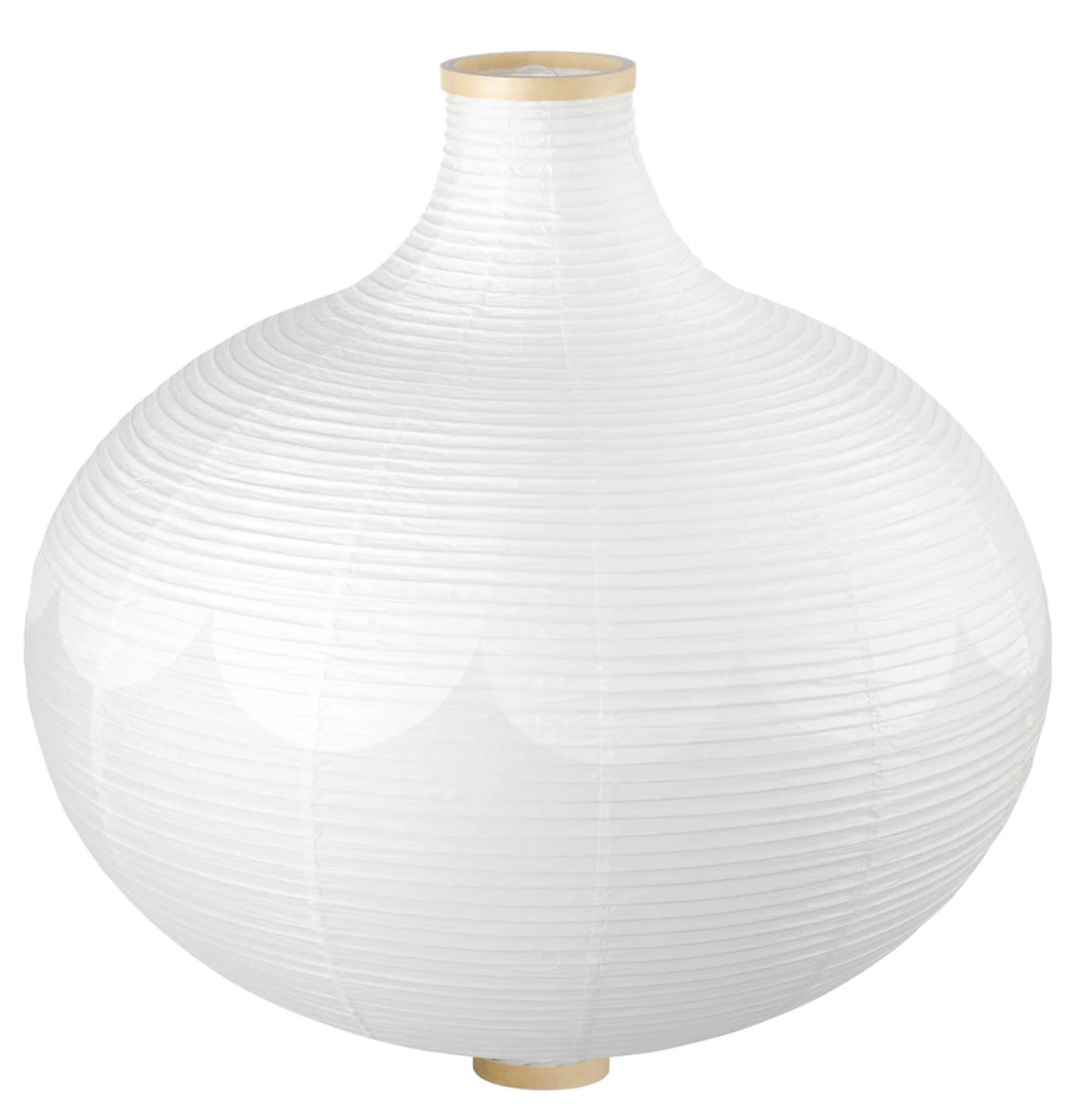 RISBYN Pendant lamp shade, onion shape/white, 57 cm