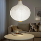 RISBYN Pendant lamp shade, onion shape/white, 57 cm
