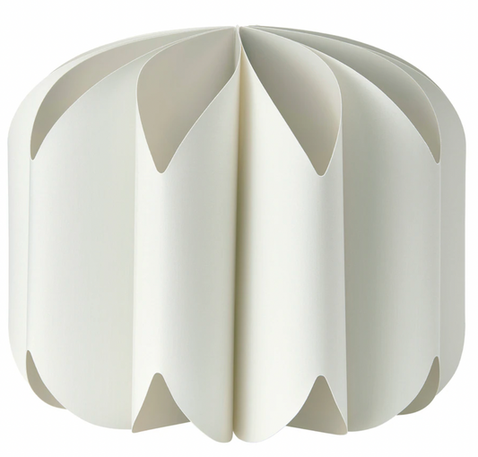 MOJNA Pendant lamp shade, textile/white, 47 cm