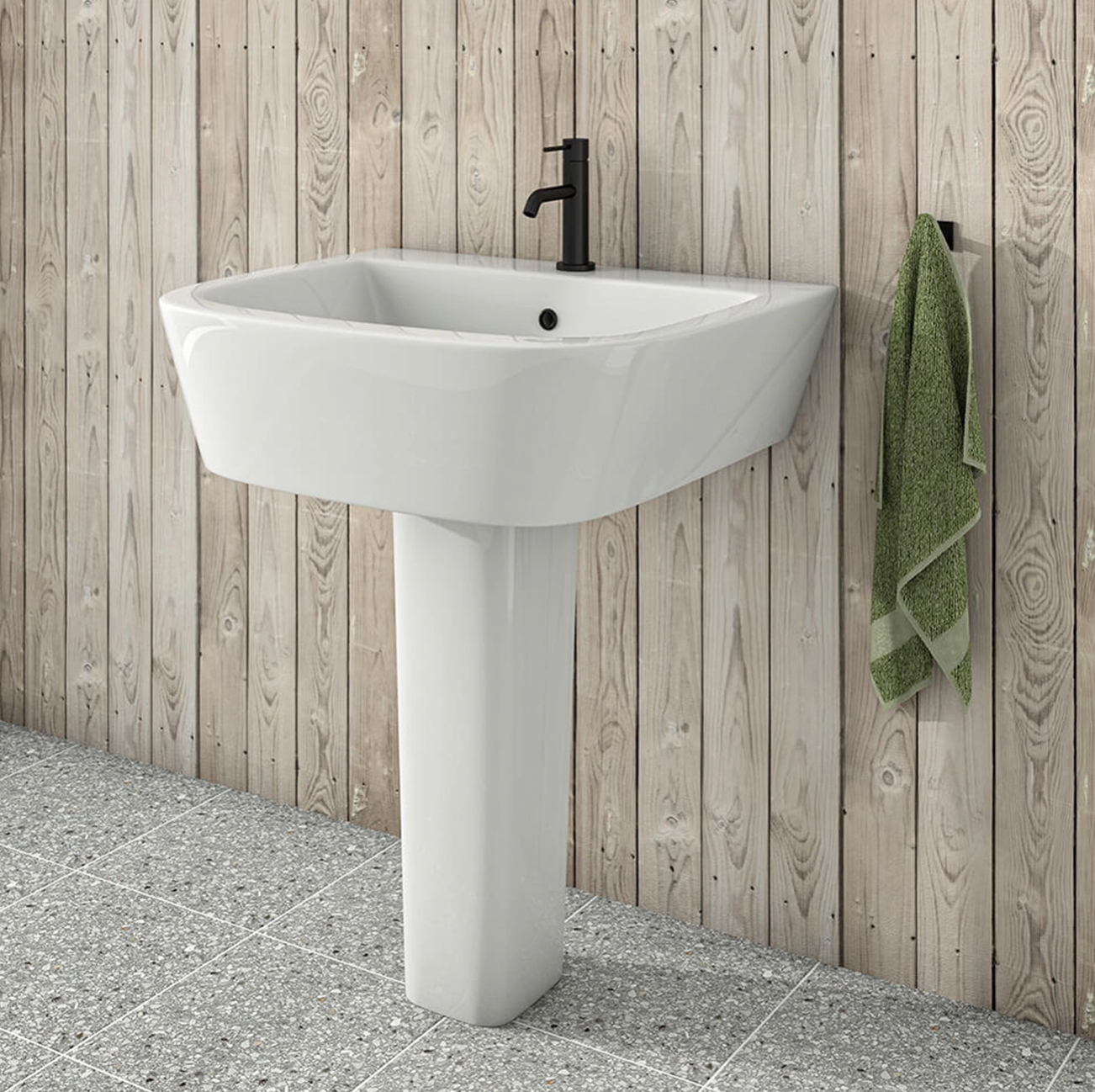 Harbour Alchemy 538mm Full Pedestal & Basin