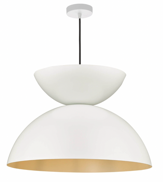 Riya Pendant Matt White, 36x140x49cm
