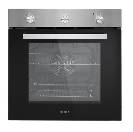 electriQ Electric Fan Assisted Oven - Stainless Steel