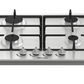 Hisense GM643XF 60cm 4 Burner Gas Hob - Stainless Steel