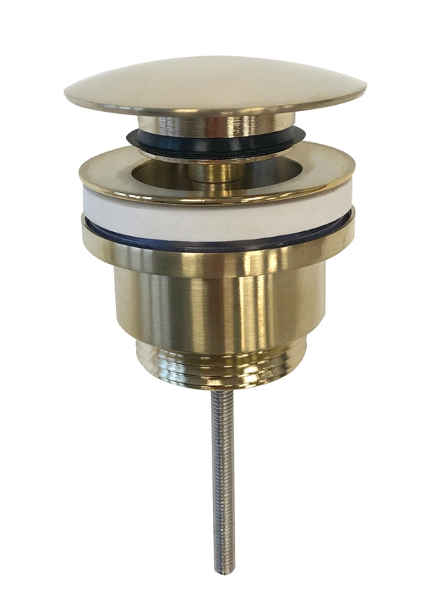 Drench Universal Basin Waste - For Basins with or Without an Overflow - Brushed Brass