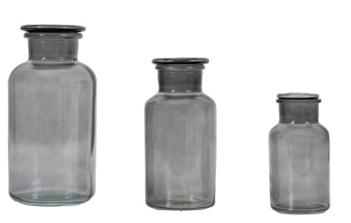 Smoke Apotheca Jar (w)100mm x (d)100mm x (h)200mm